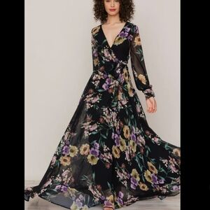 yumi kim dream silk maxi dress Venezia Maxi Dress Its Magic Black / XXS